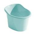 thumbnail image 3 of Cubo de baño para bebés, bañera para niños, base antideslizante, cómodo asiento de baño para sentarse y sumergirse, para niños de 5 a 8 años Verde, 3 of 8