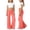Watermelon Red, variant on qolati Girls Yoga Pants Fold Over Low Waist Wide Leg Sweatpants Flare Leggings Bell Bottoms Y2k Lounge Trousers 5-14 Years Black