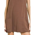 thumbnail image 2 of Women's Cami Mini Dress with Built in Romper Liner Summer Dress with Pockets and Stretch 95% Cotton 5% Spandex, 2 of 4