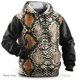 thumbnail image 3 of Sudadera con capucha con estampado 3D de camuflaje, águila, piel de serpiente, bandera estadounidense, para hombre, informal, de calle, de manga larga, 3 of 5
