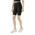 thumbnail image 3 of Women's High Waist Workout Sports Yoga Shorts Running Compression Pants With Side Pockets Tummy Control, 3 of 6