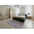 thumbnail image 5 of Ahgly Company Machine Washable Indoor Round Industrial Modern Carbon Gray Area Rugs, 5' Round, 5 of 7