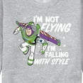 thumbnail image 3 of Toy Story - I'm Not Flying - Men's Crew Neck Fleece Pullover, 3 of 5