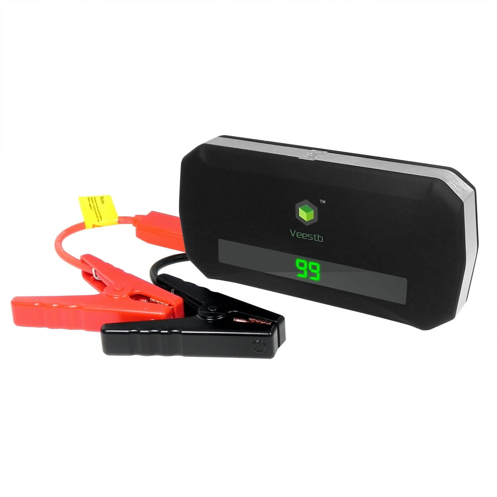 Portable Car Jump Starter and Power Bank 10500mAH with LED Light USB