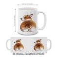thumbnail image 4 of WIRESTER 11 Oz Ceramic Tea Cup Coffee Mug, Pembroke Welsh Corgi Dog Butt Looking Back, 4 of 7