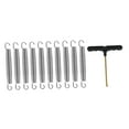 thumbnail image 5 of Raindrops Heavy Duty Trampoline Springs Set - , Includes 10 Springs and 1 Hook for Replacement, 5 of 8