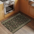 thumbnail image 3 of Sage Green Floral Area Rugs Collection 2'x3', Ethnic Tribe Abstract Art Flowers Non Slip Indoor Rectangle Throw Runner Rug Floor Mat Carpet for Living Room Dining Table Bedroom Nursery, 3 of 9