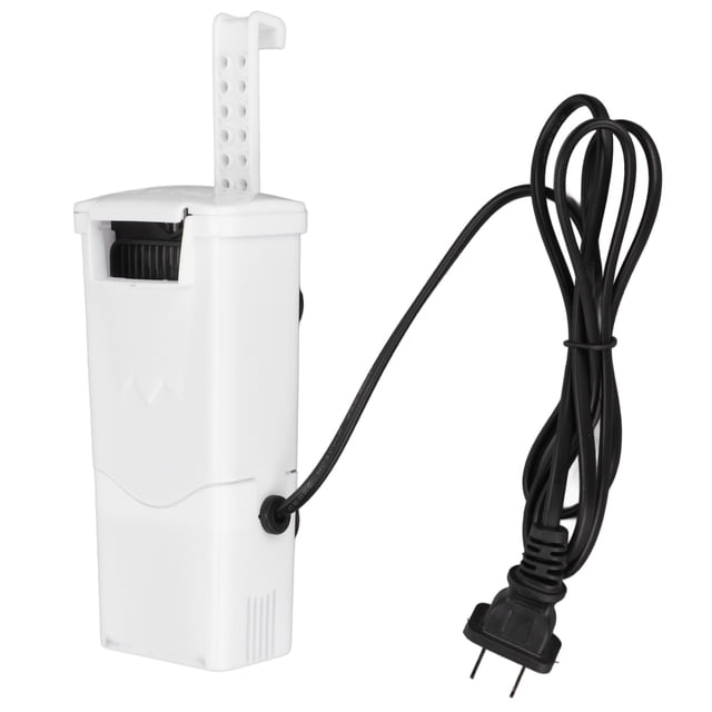 Filtro de tanque de peces tortuga, filtro multifuncional de cascada de bajo nivel de agua para acuario, enchufe CN de 220V