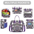 thumbnail image 4 of Boho Chic Mandala Travel Lunch Bag - Spacious Compartments for Utensils, Phones & Electronics, 4 of 6