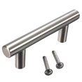 thumbnail image 1 of Kitchen Handle Cabinet Cupboard Door Drawer Handles Black Stainless Steel 100mm, 1 of 7