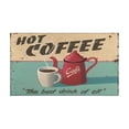 thumbnail image 4 of Coffee Black Vintage Pattern Style Kitchen Rug Non Skid Non-Slip, Absorbent Mats Set Of 2 for Sink Waterproof Runner Rug for Laundry Room,kitchen Mats 17.7x24+17.7x48inch, 4 of 7