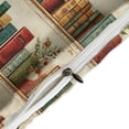 thumbnail image 2 of Vintage Bookshelf Floral Pattern Set Duvet Cover Bedding Set Duvet Cover Polyester Quilt Cover for Full Size, 2 of 6
