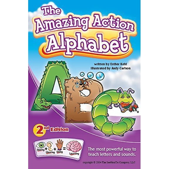 Pre-Owned Amazing Action Alphabet Flip Chart-Teach Kids Letter Sounds Fast to Learn to Read (Unknown) 0978808924 9780978808921