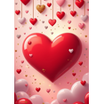 thumbnail image 4 of Heart Balloons Backdrop Background Wall Banner Valentines Day Party Decorations Romantic Celebration Event Decor Wedding Photography Prop, 4 of 4