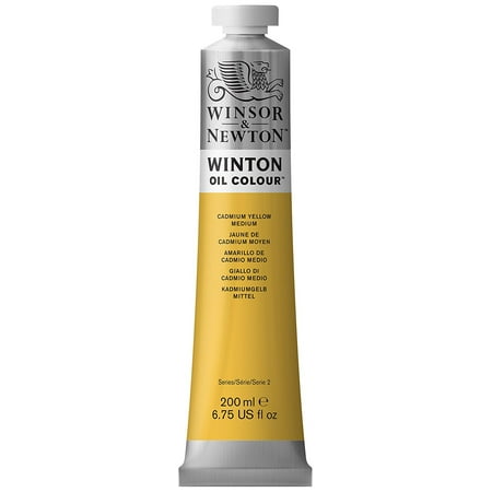 Winsor & Newton - Winton Oil Color - 200ml Tube - Cadmium Yellow (Best Oil Painting Medium)