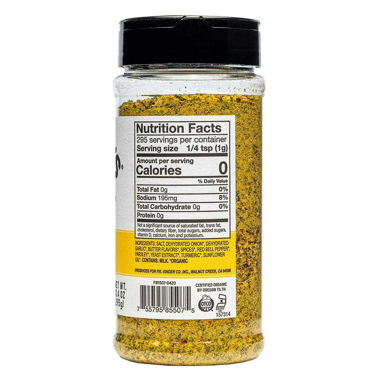 KINDER'S Buttery Steakhouse Seasoning (9.5 Ounce), 1 unit - Harris Teeter