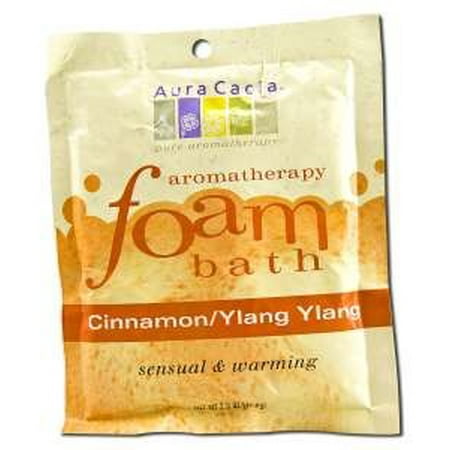- Aromatherapy Foam Bath Cinnamon Ylang Aura Cacia 2.5 oz Foam Bath