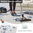 thumbnail image 5 of Coastal Nautical Outdoor Rug 3x5 Ft - Reversible Patio Rug Outdoor Camping Rugs, Summer Ocean Octopus Starfish Grey Wave Indoor Outdoor Area Rugs, Non-Slip Outdoor Carpet Runner for Deck/Porch, 5 of 8