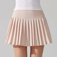 thumbnail image 2 of RUTAYY Pleated Tennis Skirt For Women With Shorts Athletic Skort Workout Running Sports Skirts Skorts With Pockets Solid Color Casual Travel Skirts, 2 of 5