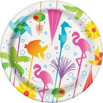 7" Summer Cocktail Paper Party Plates, 8ct