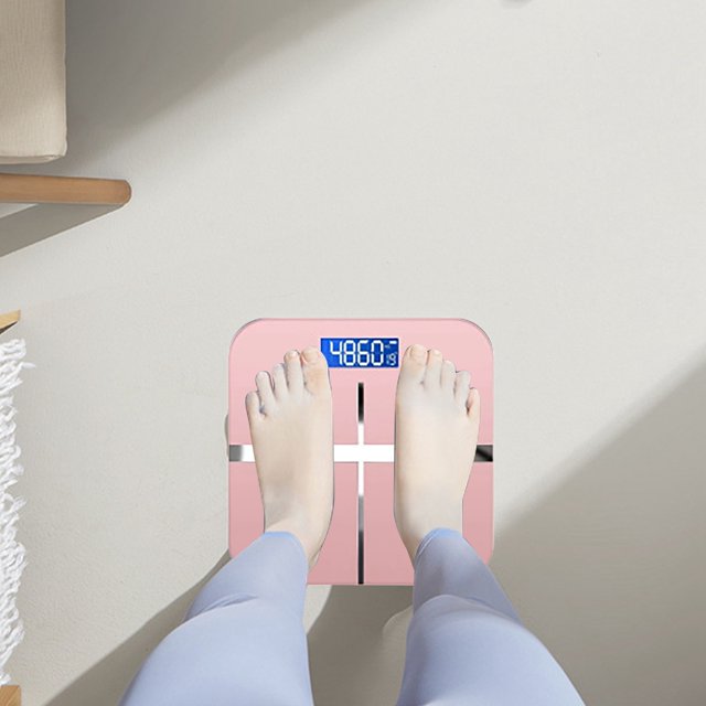 BotaniNest Electronic Weighing Scale Human Body Scale Rechargeable Smart Body Fat Scale Health Scale Body Fat Calculation Scale