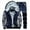 Men Dark Blue Outfits, variant on Men's Zip Up Hoodie Winter Jacket Plush Warm Winter Fuzzy Sherpa Lined Camouflage Jackets Sports Pants Fleece Suit For Men Gray XL