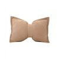 Btomtd Linen Bowknot Lumbar Pillow Multi Use Pillow Solid Color Throw Pillow Sofa Cushion Pillow Gift Pillow 19.68 x 11.81inch ,Khaki