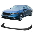 thumbnail image 2 of Ikon Motorsports Front Bumper Lip Compatible With 2023-2025 Honda Accord 11th Generation, V2 Style 3PC Underbody Chin Spoiler Matte Black PP Polypropylene Splitter Diffuser Valance Molding Trim, 2 of 8