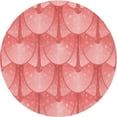 thumbnail image 1 of Ahgly Company Tapis Rond Lavable en Machine Intérieur Transitionnel Rose Pastel, 7 Pieds Rond, 1 of 7
