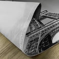 thumbnail image 4 of Ambesonne Eiffel Tower Place Mats Set of 4, Paris Landmark, Standard Size, Grey, 4 of 5