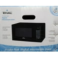 Rival 0.9 Cu. Ft. Black Microwave Oven