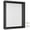 Black - Foam Back, variant on 8x8 Shadow Box Frame with Soft Linen Back - Push Pins Included, Memory Box Display Case for Flower, Tickets and 3D Items, Black