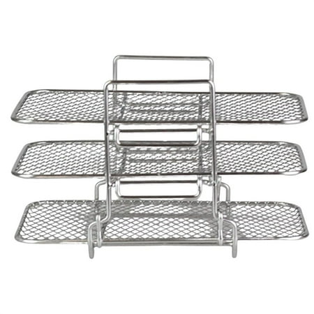 

Air Fryer Rack Stainless Steel Multi-Layer Stackable Racks for Air Fryer Space Saver Air Fryer Accessories