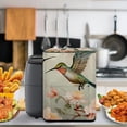 thumbnail image 4 of ZUXONGSY Hummingbird Floral Air Fryer Cover Dust Cover with Front Pocket Rice Cooker Protective Cover Small Appliance Covers Protector Easy to Use for Home Decoration, 4 of 7
