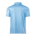 thumbnail image 4 of BUWTTED Men's T Shirts Short Sleeve Full Print Graphic Golf Polos Comfortable Breathable Casual Top Outdoor Activities Blue Shirt XXXXXL, 4 of 4