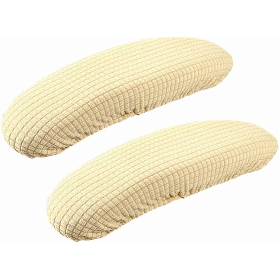 1Pair Office Chair Arm Pad Covers, Stretchable Washable Elastic Office Chair Armrest Slipcovers Covers