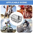 thumbnail image 5 of Bike Basket - Front Handlebar Storage Rack, Sturdy Wire Cargo Carrier, Precise Secure Mounting System, Cycling Accessory, Fits All Bicycle Styles, for Shopping School Picnic, 5 of 9