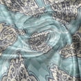 thumbnail image 5 of Ambesonne Victorian Valance Pack of 2, Rococo Era Designs, 42"X18", Pale Blue Ivory, 5 of 5