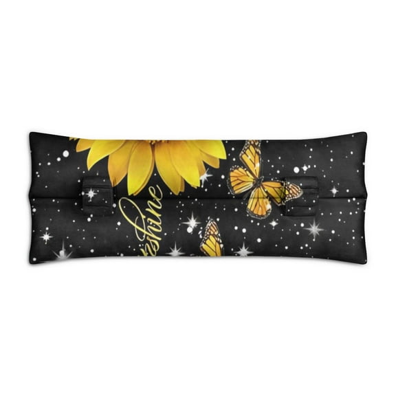 Boho Chic Sunflower Seatbelt Pillow - Soft Mastectomy Cushion for Car - Floral Design for Post Surgery Recovery - Pressure Relief for Breast & Heart