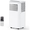 thumbnail image 1 of 8000BTU Portable Air Conditioner with Cooling, Dehumidifier, Fan 3-IN-1 Indoor AC, Sleep Mode, 24H Timer, 2 Wind Speeds, Portable AC with Remote Control for Home Offices Garage, 1 of 7