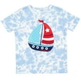thumbnail image 3 of Inktastic Sailing Boat, Sailor, Sailing, Sails, Boat, Ship Boys Toddler T-Shirt, 3 of 5