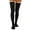 1 Black, variant on Women Thigh High Socks Black Over the Knee Leg Warmer Girls Tall Long Stockings, 1 Pack