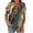 Khaki#2, variant on qucoqpe Womens Summer V Neck Button Tops Fashion Casual Cute Print Short Sleeve T-shirts Loose Tunic Blouses