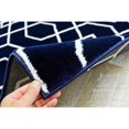 thumbnail image 3 of Luxe Weavers Geometric Navy 8x10 Moroccan Trellis Area Rug, 3 of 5