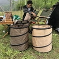 thumbnail image 4 of Trash Can Camping Garbage Bin Round Bucket Camping Container Easy to Install, 4 of 10