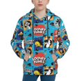 thumbnail image 3 of Animated Looney Tunes Youth Sweatshirt Hoodies Fashion Teen Hooded Hoody Pullover Clothes With Pocket For Boys Girls Clothing, 3 of 8
