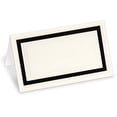 thumbnail image 1 of PaperDirect Cream Cover Stock Place Cards with Black Foil Border, 100-Pack, 1 of 4
