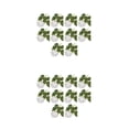 thumbnail image 4 of Injueey 10pack/lot flores artificiales blancas 2Conjunto, 4 of 6