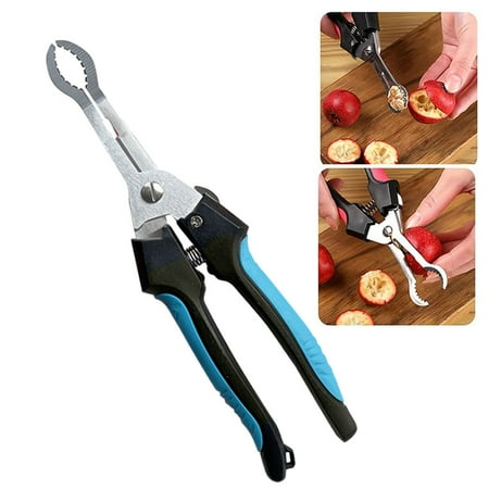 

Nallwabiu Seedless Pitting Pliers - Spring Scissors for Fruit Pitting Rock Sugar Gourd Tool
