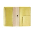 thumbnail image 2 of JAVOedge Yellow Basic Passport Holder Case with Pockets for Boarding Passes, Cards, Documents, 2 of 4
